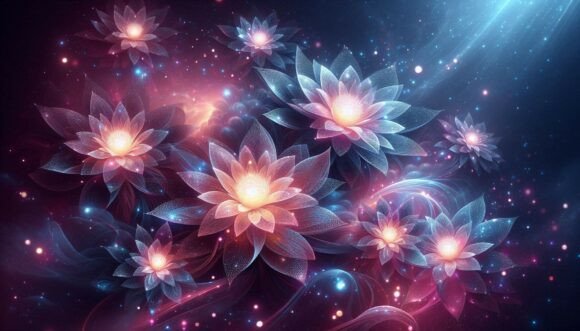 Download Cosmic Sparkle Blossoms - Premium Resources